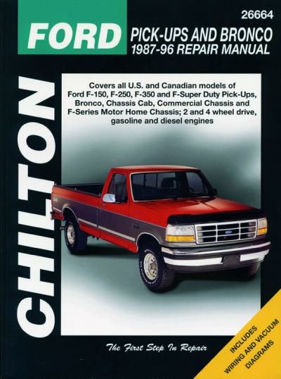 Cover for Haynes Publishing · Ford Pick-ups &amp; Bronco ('80- '96) (Chilton) (Taschenbuch) (2017)