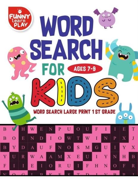 Cover for Funny Learn Play · Word Search For Ages 7-9 Kids (Paperback Book) (2018)