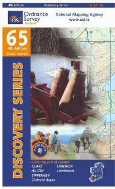 Cover for Ordnance Survey Ireland · Clare, Limerick, Tipperary - Irish Discovery Series (Kort) [4 Revised edition] (2012)