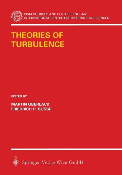 Cover for F. Busse · Theories of Turbulence - CISM International Centre for Mechanical Sciences (Paperback Book) [2002 edition] (2003)