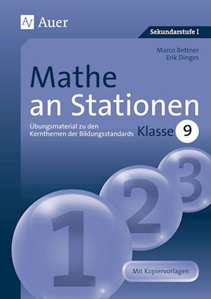 Cover for Marco Bettner · Mathe an Stationen. Klasse 9 (Pamflet) (2016)