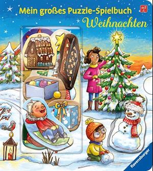 Cover for Bookella · Mein großes Puzzle-Spielbuch: Weihnachten (Toys)