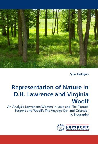 Cover for Sule Akdogan · Representation of Nature in D.h. Lawrence and Virginia Woolf: an Analysis Lawrence's Women in Love and the Plumed Serpent and Woolf's the Voyage out and Orlando: a Biography (Paperback Book) (2011)