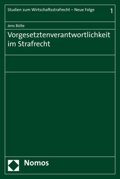 Cover for Bülte · Vorgesetztenverantwortlichkeit im (Book) (2015)