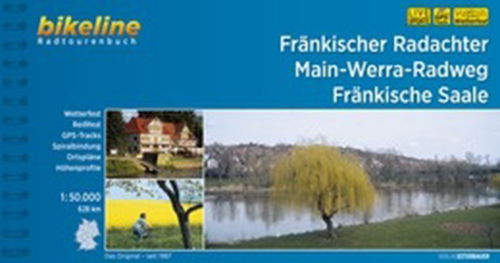 Cover for Esterbauer · Bikeline: Fränkischer Radachter, Main-Werra-Radweg, Fränkische Saale (Book) (2016)