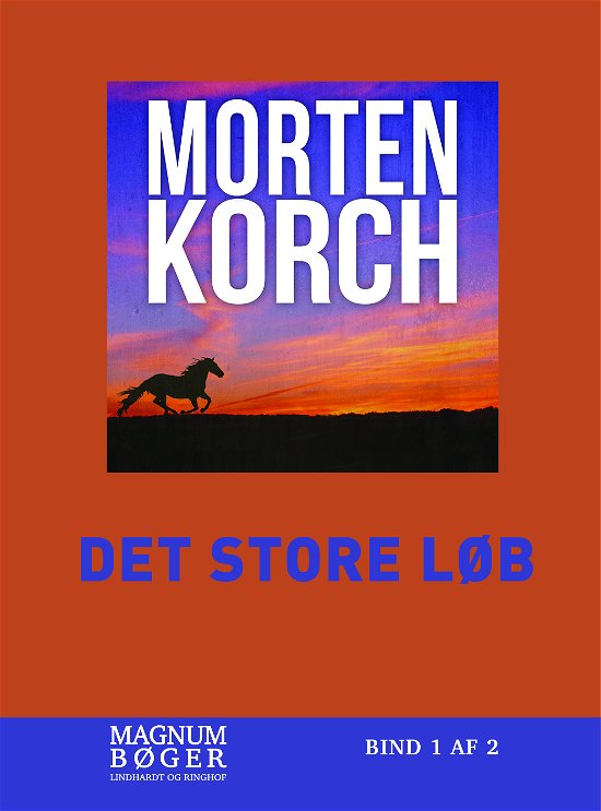 Cover for Morten Korch · Det store løb (Storskrift) (Gebundesens Buch) [1. Ausgabe] (2022)