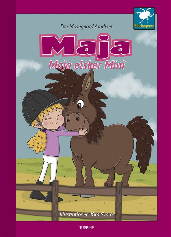 Cover for Eva Mosegaard Amdisen · Billebøgerne: Maja elsker Mini (Hardcover bog) [1. udgave] (2019)