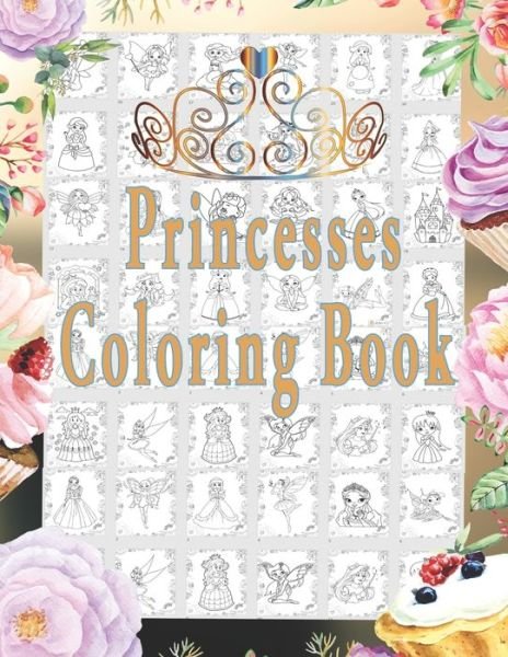 Princess Coloring Book - A Adam - Kirjat - Independently Published - 9798693227941 - lauantai 3. lokakuuta 2020