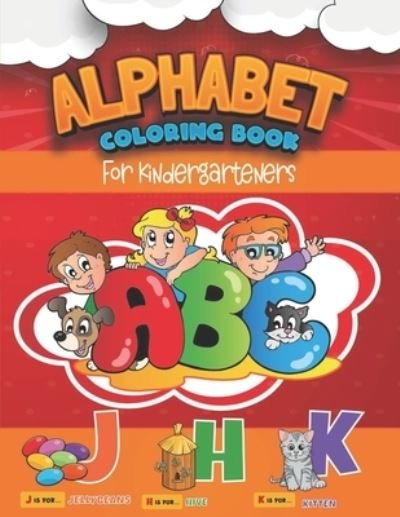 Cover for Sbep Kindergarten · Alphabet Coloring Book for Kindergarteners (Taschenbuch) (2021)