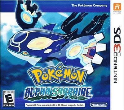 Cover for 3DS · Pokemon Alpha Sapphire US 3DS (PC)