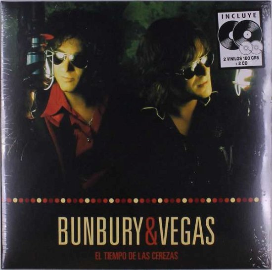 Cover for Bunbury &amp; Vegas · El Tiempo De Las Cerezas (LP) (2021)