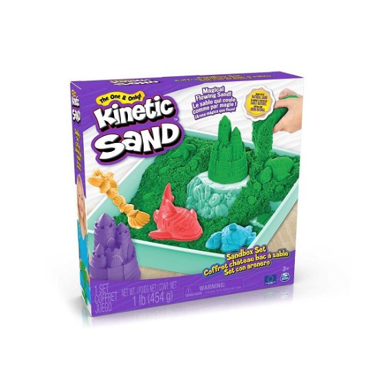 Cover for Spin Master · Kinetic Sand - Sandbox Set - Green (6067479) (Leketøy)