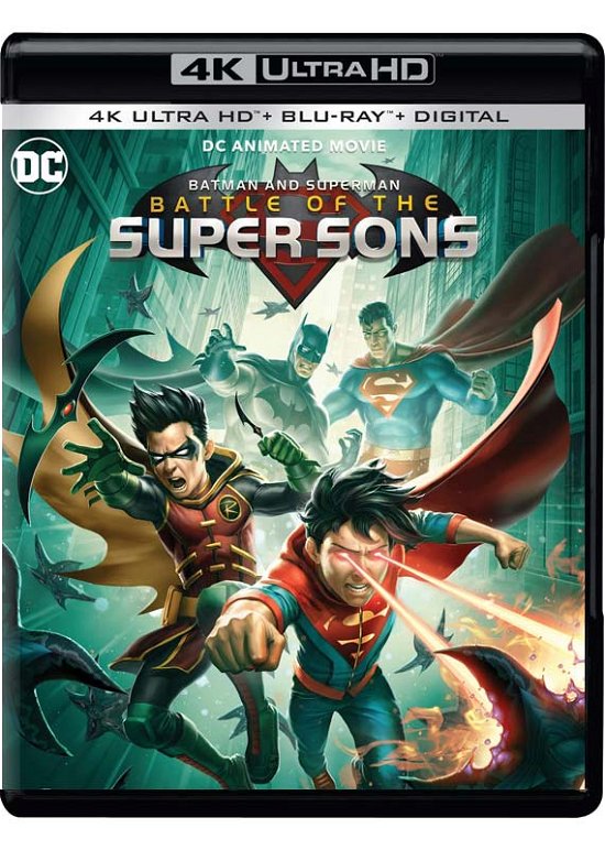 Cover for Batman &amp; Superman: Battle of the Super Sons (4K UHD Blu-ray) (2022)