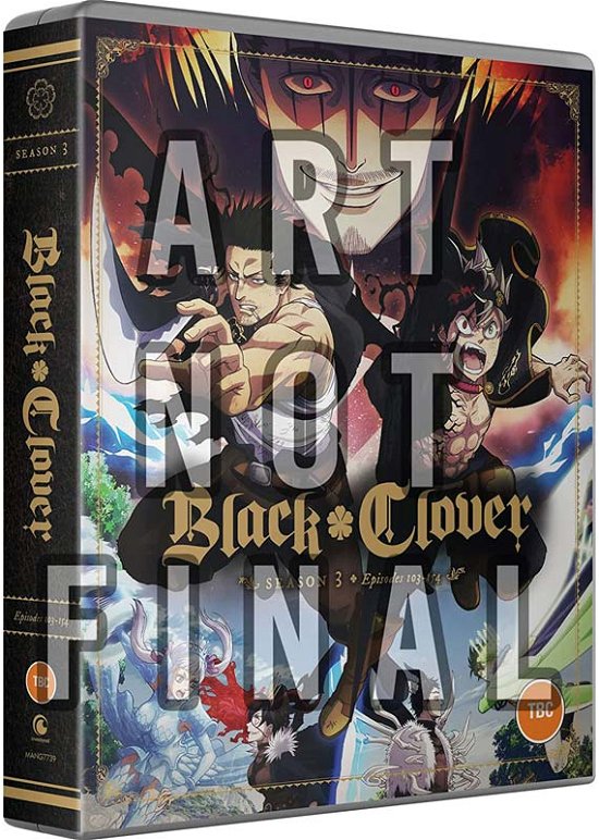 Cover for Anime · Black Clover: Complete Season Three (DVD) (2023)