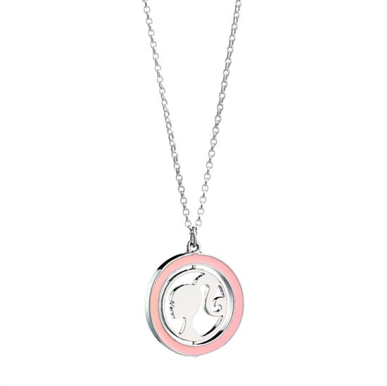 Barbie Spinning Silhouette Necklace - Barbie - Produtos - BARBIE - 5055583451942 - 11 de dezembro de 2023