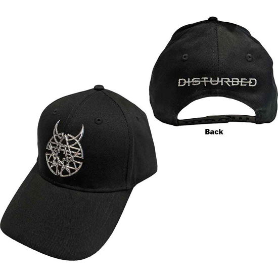 Cover for Disturbed · Disturbed Unisex Baseball Cap: Icon &amp; Logo (TØJ) [Black - Unisex edition]