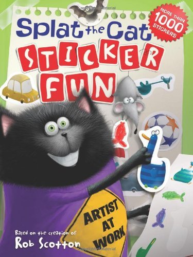 Cover for Rob Scotton · Splat the Cat: Sticker Fun (Paperback Book) [Csm Stk edition] (2013)