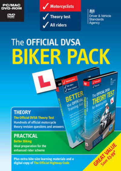 Cover for Driver and Vehicle Standards Agency · The official DVSA biker pack [DVD] (Paperback Book) [Nov.2016 edition] (2016)