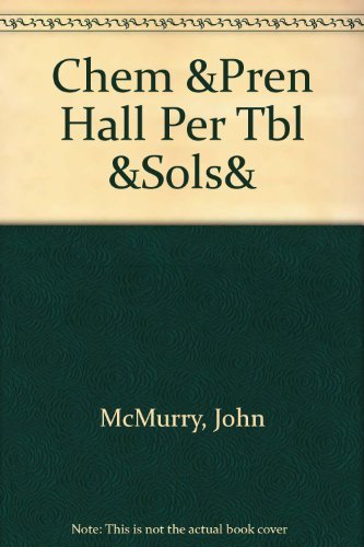 Cover for Fay · Chem &amp; Pren Hall Per Tbl &amp; Sols&amp; Math Tlkt Pkg (Hardcover Book) [4th edition] (2003)