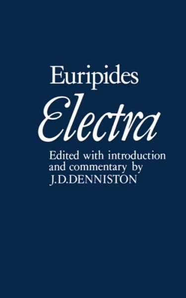Cover for Euripides · Electra - Plays of Euripides (Paperback Book) (1978)