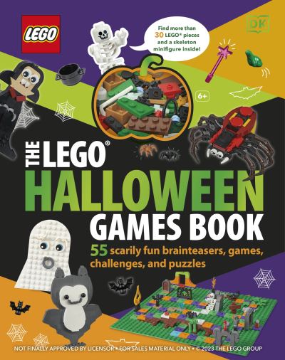 Cover for Dk · The LEGO Halloween Games Book: Ideas for 50 Games, Challenges, Puzzles, and Activities (Hardcover Book) (2024)