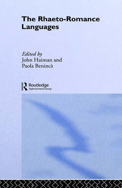Cover for Paola Beninca · The Rhaeto-Romance Languages - Romance Linguistics (Gebundenes Buch) (1992)