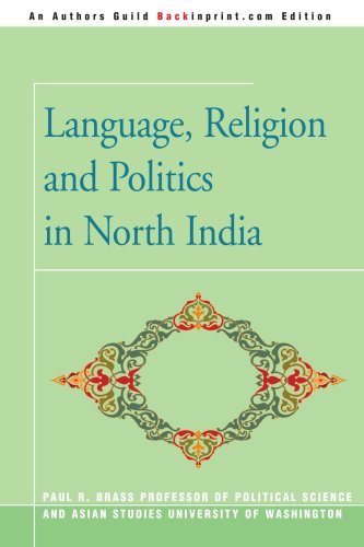 Cover for Paul Brass · Language, Religion and Politics in North India (Paperback Book) (2005)