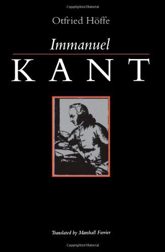 Cover for Otfried Hoffe · Immanuel Kant (Suny Series, Ethical Theory) (Taschenbuch) (1994)