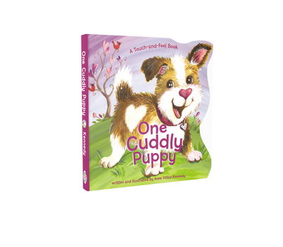 Cover for Anne Vittur Kennedy · One Cuddly Puppy: A Counting Touch-and-Feel Book for Kids (Board book) (2020)