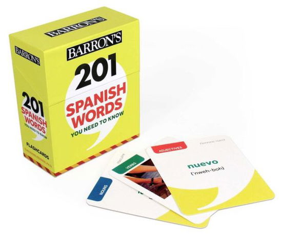 Cover for Theodore Kendris · 201 Spanish Words You Need to Know Flashcards - Barron's Foreign Language Guides (Flashkort) (2019)