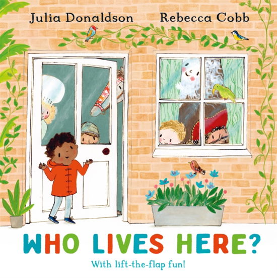 Cover for Julia Donaldson · Who Lives Here?: With lift-the-flap-fun! (Taschenbuch) (2024)
