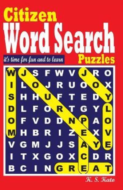 Cover for K S Kato · Citizen World Search Puzzles (Paperback Book) (2016)