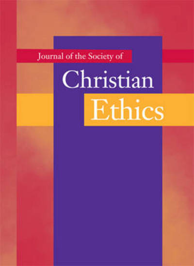 Cover for Mary Jo Iozzio · Journal of the Society of Christian Ethics: Fall / Winter 2013, Volume 33, No. 2 (Paperback Bog) (2013)