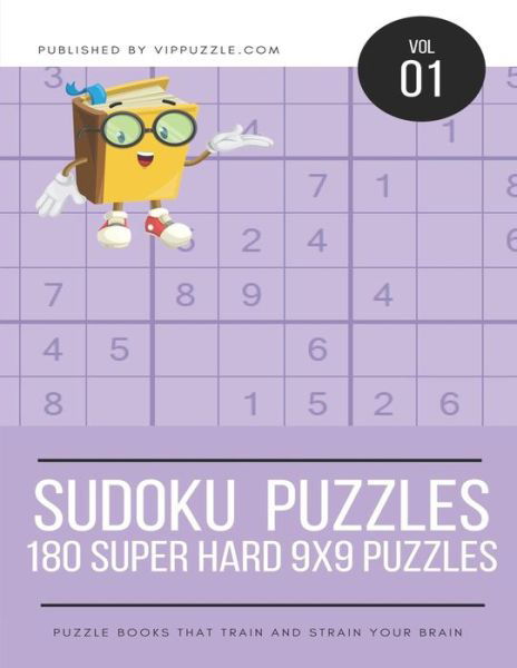 Cover for Vip Puzzle · Sudoku Puzzles - 180 Super Hard 9x9 Puzzles (Paperback Book) (2018)