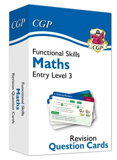 Cover for CGP Books · Functional Skills Maths Revision Question Cards - Entry Level 3 - CGP Functional Skills (Hardcover bog) (2020)