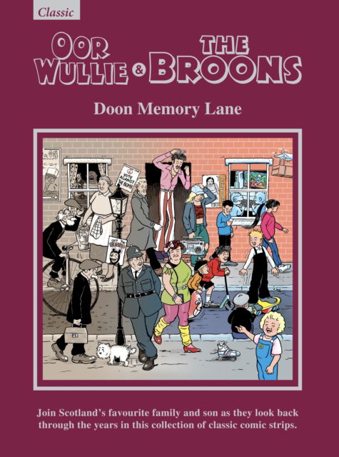 Cover for Oor Wullie &amp; The Broons Gift Book 2025 (Hardcover Book) (2024)