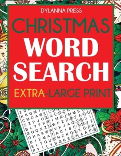 Cover for Dylanna Press · Christmas Word Search Extra-Large Print (Paperback Book) (2019)