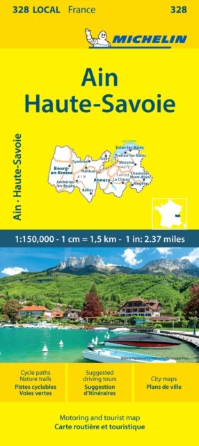 Cover for Michelin · Ain  Haute-Savoie - Michelin Local Map 328: Map (Kort) (2024)