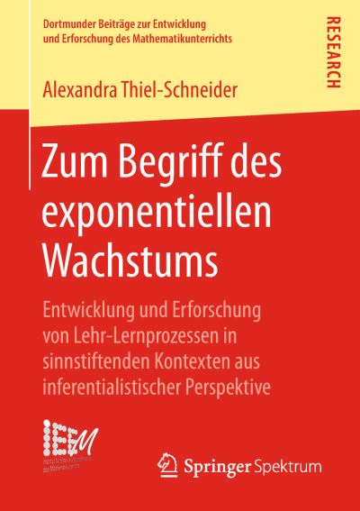 Cover for Thiel-Schneider · Zum Begriff des exponen (Book) (2018)