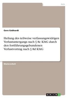 Cover for Gebhardt · Heilung des teilweise verfassu (Book)