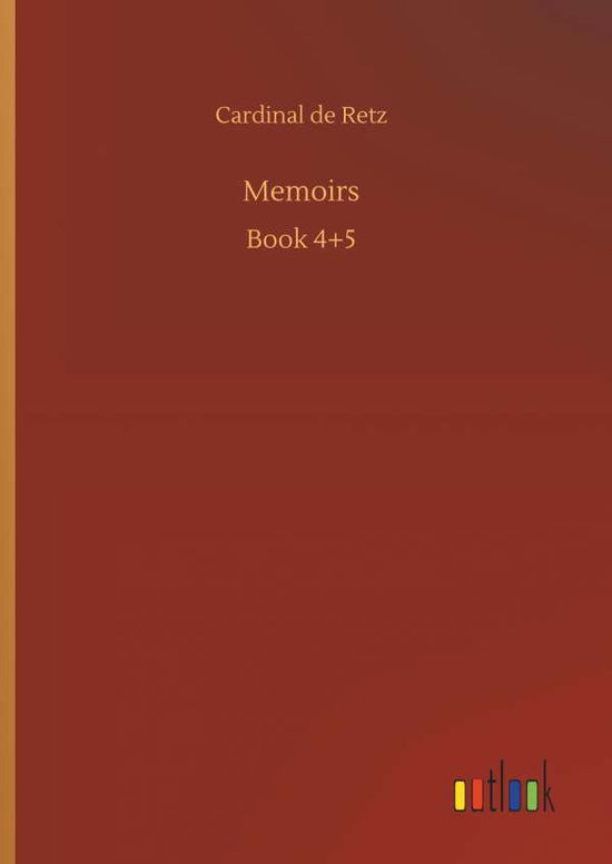 Cover for Retz · Memoirs (Book) (2018)