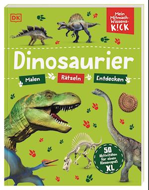 Cover for Wiebke Krabbe · Mein Mitmach-Wissens-Kick. Dinosaurier (Buch) (2023)