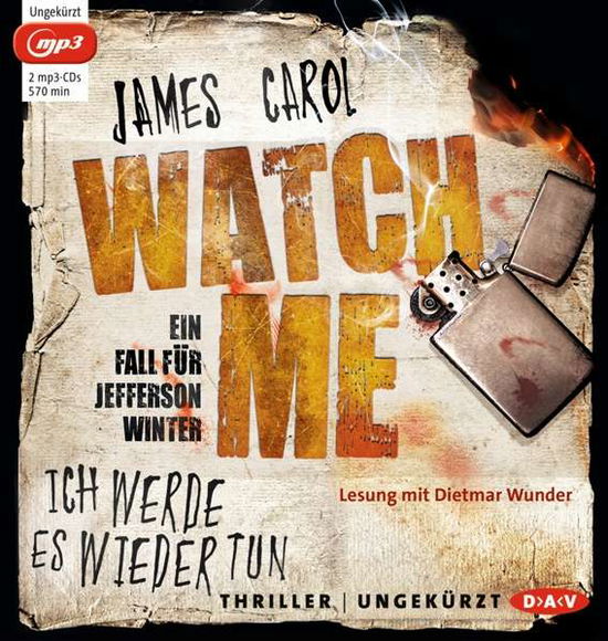 Cover for James Carol · Carol,Watch me, 2 Mp3-CDs (Book) (2019)