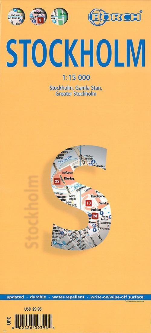 Cover for Borch GmbH · Borch City Maps: Stockholm (Bok) (2023)