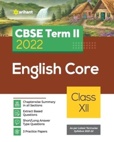 Cover for Sristi Agarwal · Arihant Cbse English Core Term 2 Class 12 for 2022 Exam (Cover Theory and MCQS) (Pocketbok) (2021)