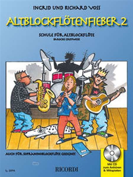 Cover for Voss · Altblockflötenfieber, m. Audio-CD (Book)