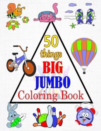 Cover for Heba Studio · 50 things BIG &amp; JUMBO Coloring Book (Pocketbok) (2020)
