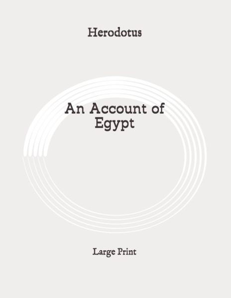 Cover for Herodotus · An Account of Egypt (Pocketbok) (2020)