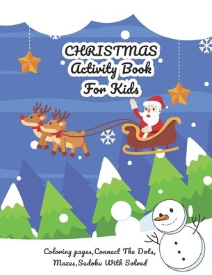 Cover for Linpocray Publications · Christmas Activity Book For Kids (Paperback Bog) (2020)