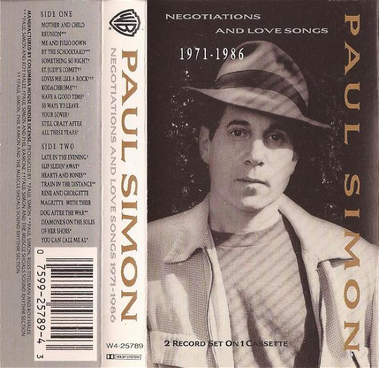 Cover for Paul Simon  · Negotiations And Love Songs (Cassette)